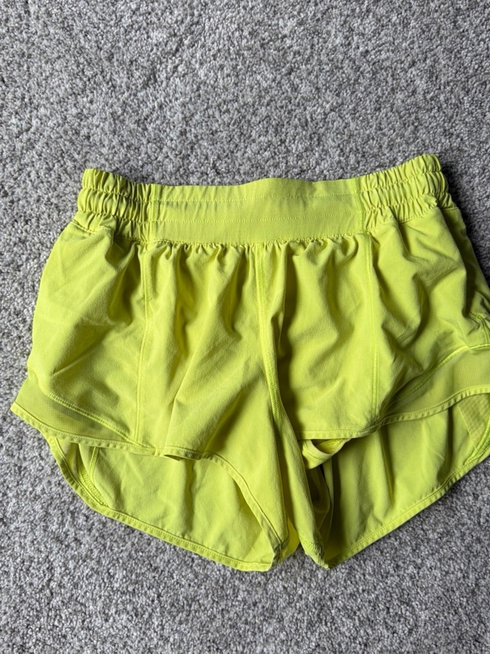 lululemon athletica Women's Neon Yellow Athletic Shorts